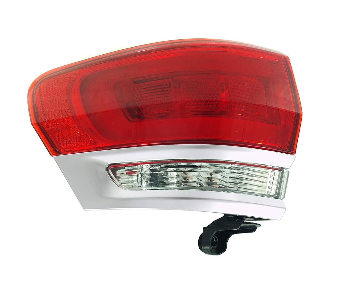Stop spate, lampa Jeep Grand Cherokee (Wk2), 04.2013-, montare spate, stanga, Tip=USA; LED+P27/7W+W21W; carcasa gri, cadru gri; cu soclu bec; Omologare: SAE; exterior, Taiwan