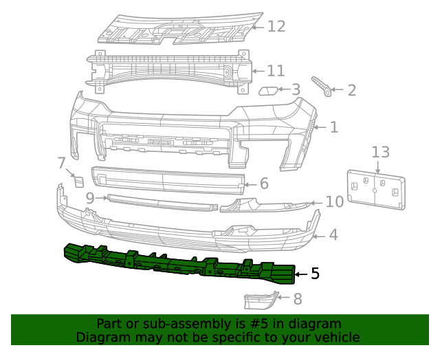Armatura bara fata Jeep Grand Cherokee (Wl), 2021-, montare inferior, RapidAuto