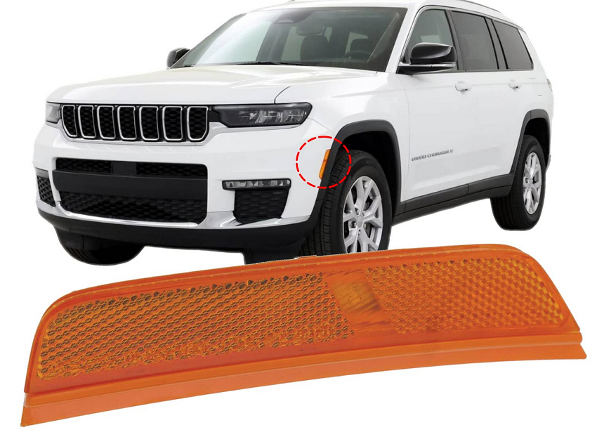 Lampa semnalizare Jeep Grand Cherokee (Wl), 2021-, montare fata, stanga, LED; Omologare: ECE/SAE; TYC