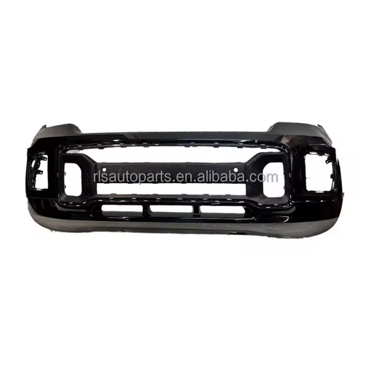 Grila bara protectie, spoiler Jeep Grand Cherokee (Wl), 2021-, montare fata, cu gauri senzori parcare (PDC); cu gauri pentru carlige de remorcare; negru, RapidAuto