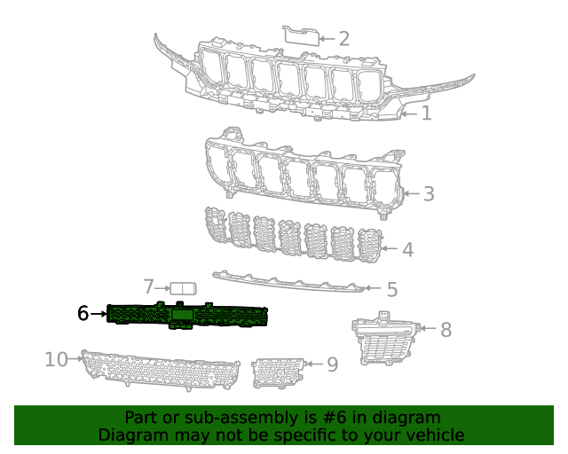 Grila bara protectie, spoiler Jeep Grand Cherokee (Wl), 2021-, model: fara Overland, L, montare fata, negru; superior, RapidAuto