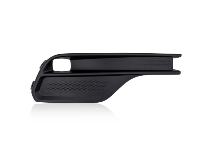 Grila bara protectie, spoiler Jeep Compass, 04.2021-, montare fata, dreapta, negru; cu gaura lampa de ceata, RapidAuto