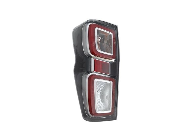 Stop spate, lampa Isuzu D-Max (Rg), 11.2019-, montare spate, stanga, cu lampa ceata spate; LED+P21W+PY21W; rama cromata; cu soclu bec; cu cablaj; RapidAuto
