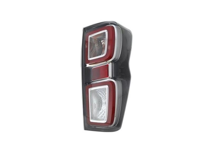 Stop spate, lampa Isuzu D-Max (Rg), 11.2019-, montare spate, dreapta, cu lampa de mers inapoi; LED+P21W+PY21W; rama cromata; cu soclu bec; cu cablaj; cu becuri; DEPO