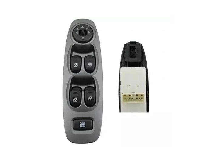 Comutator macara geam, buton reglaj oglinzi Hyundai Accent (Lc), 01.2001-08.2006, 18; gri, RapidAuto