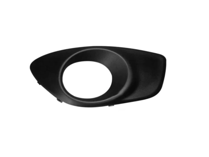 Grila bara protectie, spoiler Hyundai Santa Fe (Cm), 06.2009-08.2012, montare fata, dreapta, negru, textura; cu gaura lampa de ceata, RapidAuto