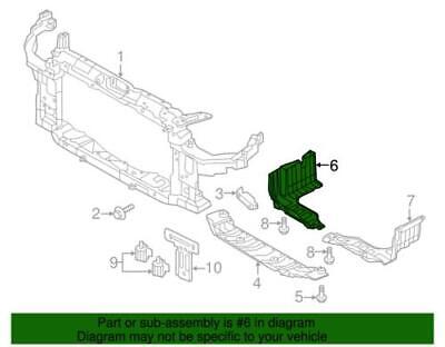 Scut motor Hyundai Elantra (Md/Ud), 2014-05.2016, montare fata, dreapta, (HDPE); lateral, parte inferioara, RapidAuto