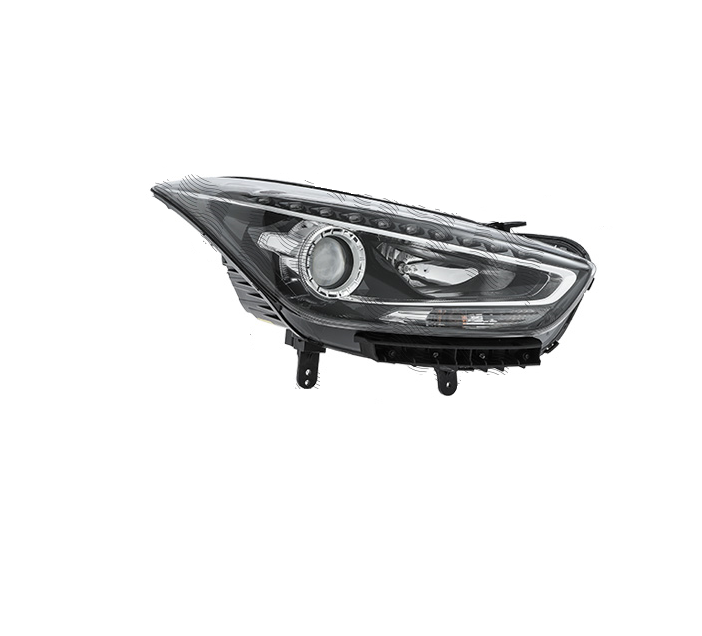 Far Hyundai I40 (Vf), 01.2015-, montare fata, dreapta, H7+HB3; electric; cu motor; cu becuri; halogen, OEM/OES