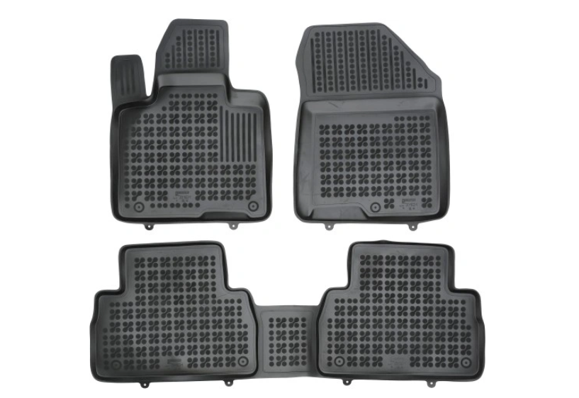 Covorase auto Hyundai Santa Fe (Tm), 02.2018-, negru; elastomer, RapidAuto