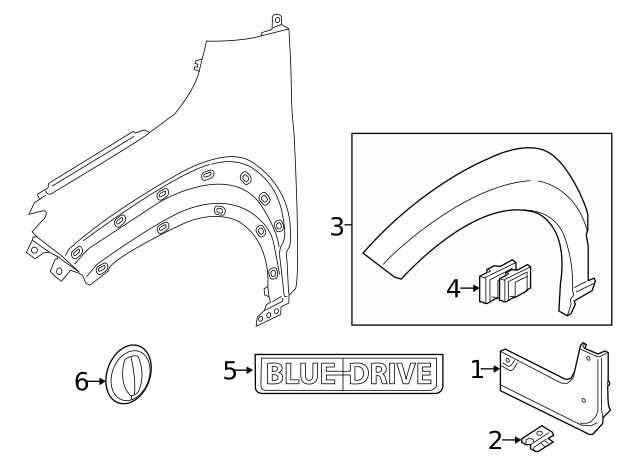 Ornament pasaj roata Hyundai Kona, 10.2017-09.2020, montare fata, stanga, negru/negru, RapidAuto