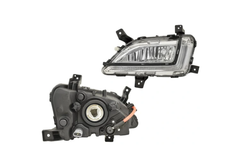 Proiector ceata cu lumini de zi Hyundai Tucson (Tl), 07.2018-10.2020, montare fata, stanga, H8+LED; cu bec; OEM/OES
