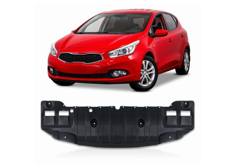 Spoiler bara protectie Kia Cee'd (Eu), 06.2012-12.2018, montare fata, (PE); parte inferioara, RapidAuto