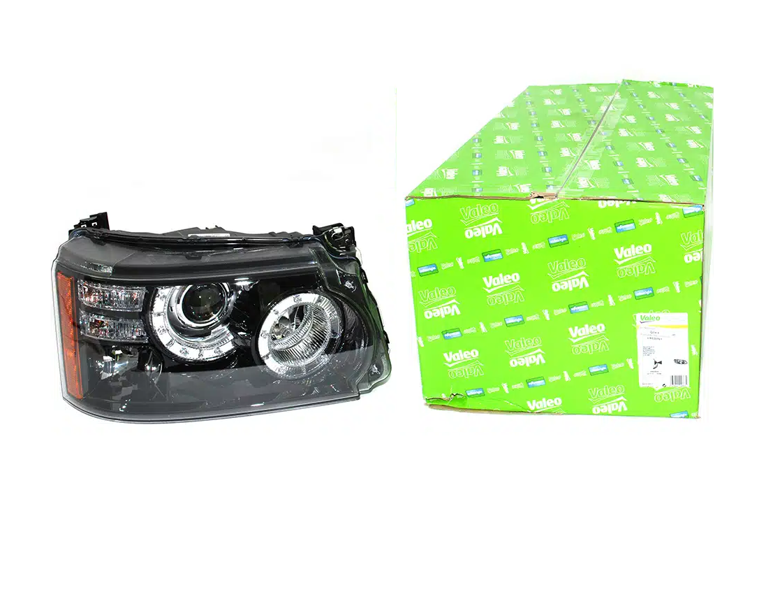 Far Land Rover Range Rover Sport (Ls), 09.2011-06.2013, montare fata, dreapta, asistenta faza scurta; D3S+H7+H8+PY24W; electric; reflector negru; cu bec xenon; cu balast; cu motor; cu becuri; xenon; cu lumina viraje, VALEO