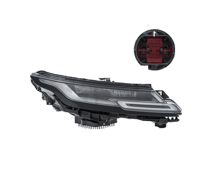 Far Land Rover Range Rover Evoque, 12.2018-, model: -&gt; MH127982, montare fata, dreapta, Tip=High, MATRIX; LED; electric; cu modul LED; cu unitate control LED; LED, VALEO