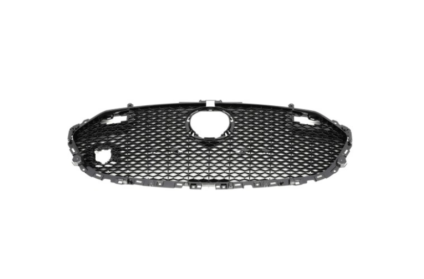 Grila radiator Mazda 3 (Bp), 03.2019-, model: Hatchback, montare fata, Negru lucios, RapidAuto