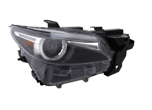 Far Mazda Cx-9 (Tc), 11.2015-, montare fata, dreapta, cu sistem iluminat in curba; Tip=USA; LED; electric; cu motor; Omologare: SAE; LED, TYC