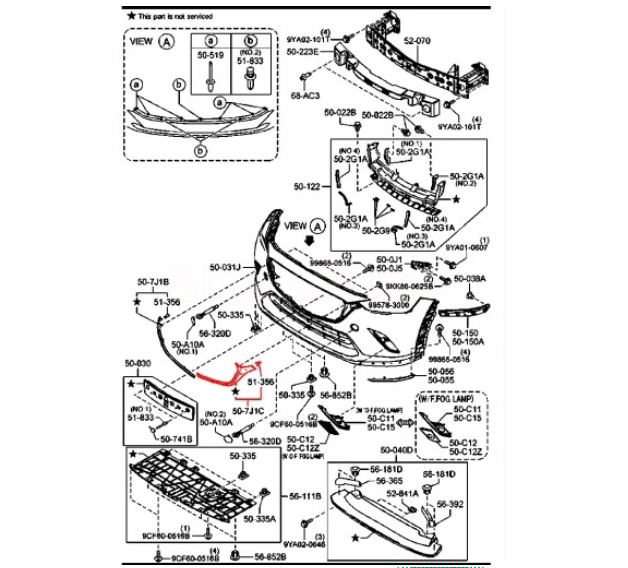 Ornament grila Mazda Cx-3 (Dk), 01.2015-, montare fata, stanga, cromat, RapidAuto