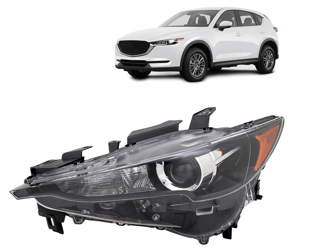 Far Mazda Cx-5, 06.2017-2021, montare fata, stanga, Tip=USA; LED+W5W+WY28/8W; electric; cu motor; Omologare: SAE; LED; fara sistem semnalizare, Taiwan