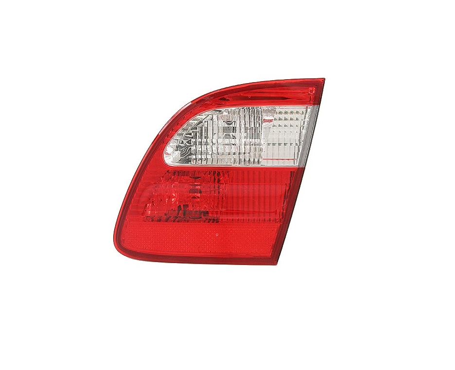 Stop spate, lampa Mercedes Clasa E (W211) 03.2002-06.2006, model: Combi (Elegance, Avantgarde), montare spate, dreapta, rosu-alb; cu locas bec; OEM/OES