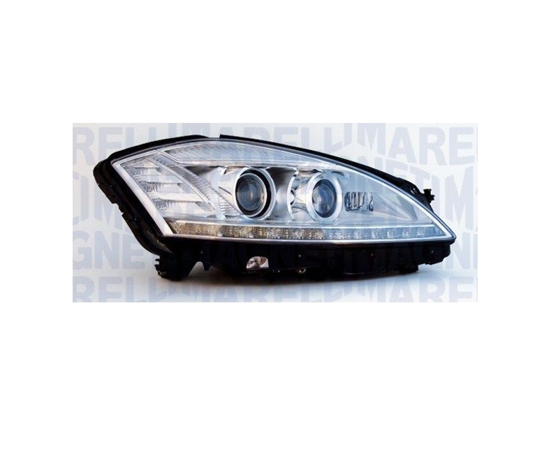Far Mercedes Clasa S (W221) 09.2005-06.2009, montare fata, dreapta, D1S+H11; electric; fara motor; fara unitate de control; cu bec xenon; cu becuri; xenon; cu lumina viraje, MAGNETI MARELLI