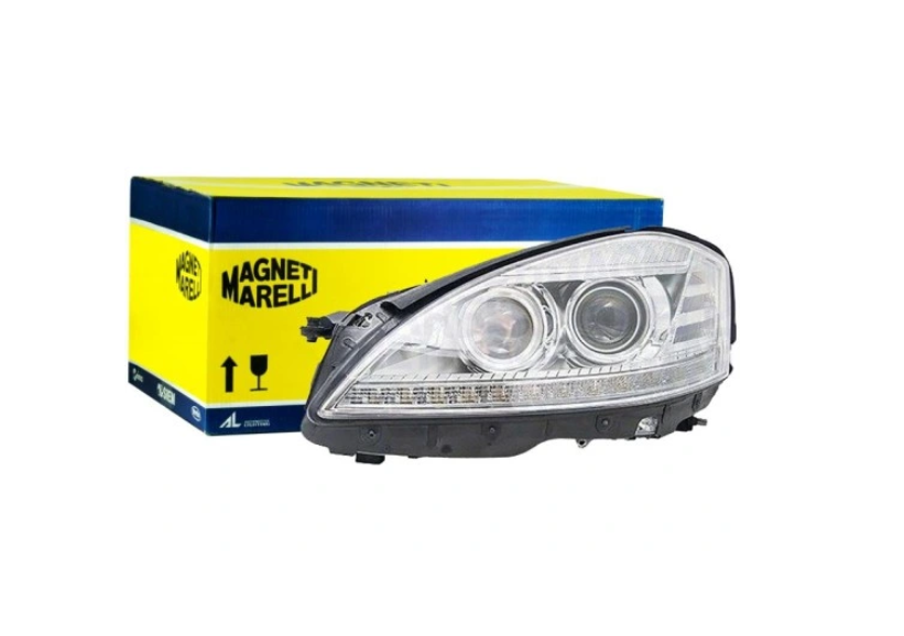 Far Mercedes Clasa S (W221), 06.2009-09.2013, montare fata, stanga, bi-xenon; sistem infrarosu; D1S; electric; fara motor; xenon; cu lumina viraje, MAGNETI MARELLI