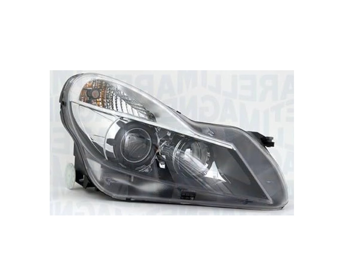 Far Mercedes Clasa Sl (R230), 04.2008-12.2011, montare fata, dreapta, D1S+H7; electric; cadru gri; cu motor; xenon, MAGNETI MARELLI
