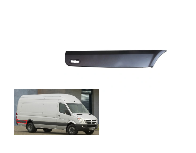 Ornament aripa Volkswagen Crafter (2e), 12.2005-04.2017; Mercedes Sprinter 209-524, 07.2006-10.2013, montare spate, dreapta, spate, RapidAuto