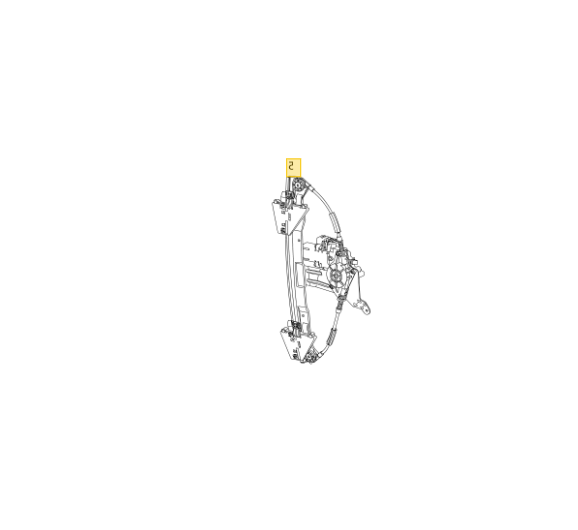 Macara geam cu motoras Smart Forfour (W454), 09.2003-12.2006, montare spate, stanga, RapidAuto