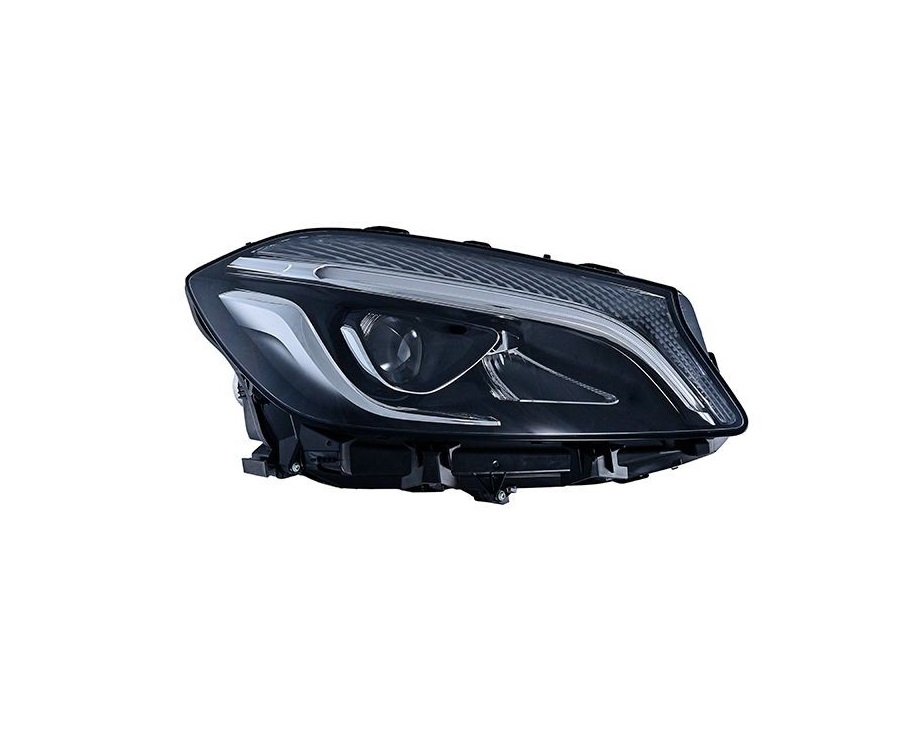 Far Mercedes Clasa A (W176), 06.2012-08.2018, montare fata, dreapta, LED; electric; fara modul LED; LED; fara marcaj &quot;MERCEDES-BENZ&quot;; marcaj &quot;LED High Performance&quot;, ZKW