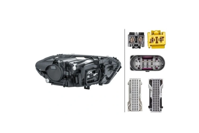 Far Mercedes Clasa A (W177), 06.2018-, montare fata, stanga, asistenta faza lunga; asistenta faza scurta; Tip=Multibeam LED; LED; electric; LED; fara marcaj "MERCEDES-BENZ", HELLA