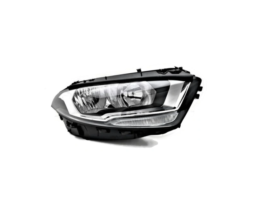 Far Mercedes Clasa A (W177), 06.2018-, montare fata, dreapta, cu lumina de zi; H7+H7+LED; cu motor; halogen; fara marcaj &quot;MERCEDES-BENZ&quot;, DEPO