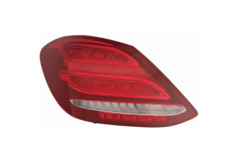 Stop spate, lampa Mercedes Clasa C (W205), 01.2014-06.2018, model: Sedan, montare spate, stanga, LED; fara marcaj &quot;MERCEDES-BENZ&quot;, DEPO