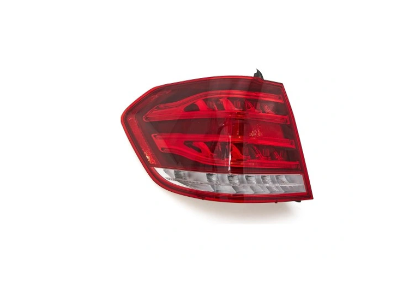 Stop spate, lampa Mercedes Clasa E (W212) Sedan/Combi, 02.2013-2016, model: Combi, montare spate, stanga, LED; carcasa rosie; exterior; fara marcaj &quot;MERCEDES-BENZ&quot;, ULO