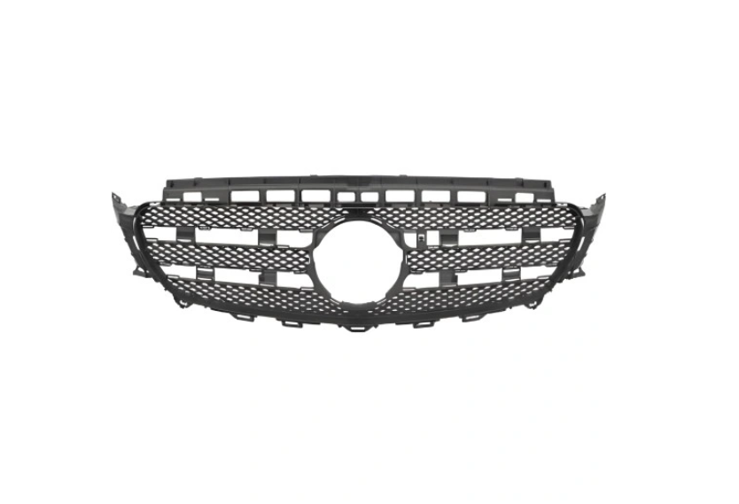 Grila radiator Mercedes Clasa E (W213), 03.2016-2024, montare fata, fara gaura camera; intern, RapidAuto