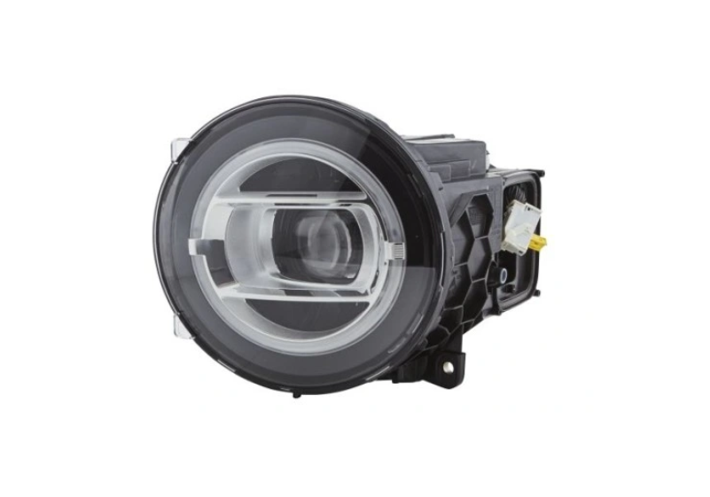 Far Mercedes Clasa G (W463), 06.2018-, montare fata, stanga, cu functie mascare faruri faza lunga; Tip=MATRIX; LED; electric; cromat; fara modul LED; LED, HELLA