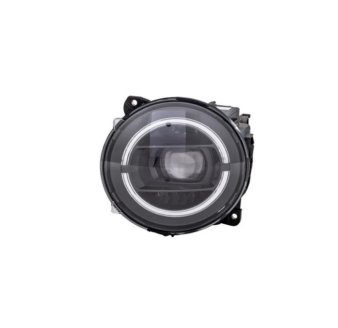 Far Mercedes Clasa G (W463), 06.2018-, montare fata, stanga, cu functie mascare faruri faza lunga; Tip=MATRIX; LED; electric; negru; fara modul LED; LED, HELLA