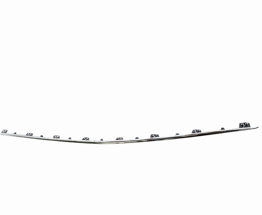Ornament bara protectie, spoiler Mercedes Clasa B (W247), 12.2018-, montare fata, centrala, cromat, RapidAuto