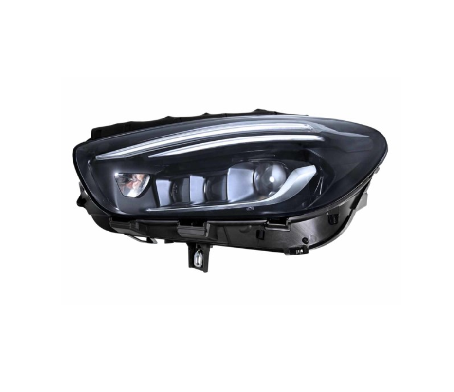 Far Mercedes Clasa B (W247), 12.2018-, montare fata, stanga, LED; electric; fara modul LED; cu motor; LED; fara marcaj &quot;MERCEDES-BENZ&quot;; marcaj &quot;Multibeam LED&quot;, HELLA