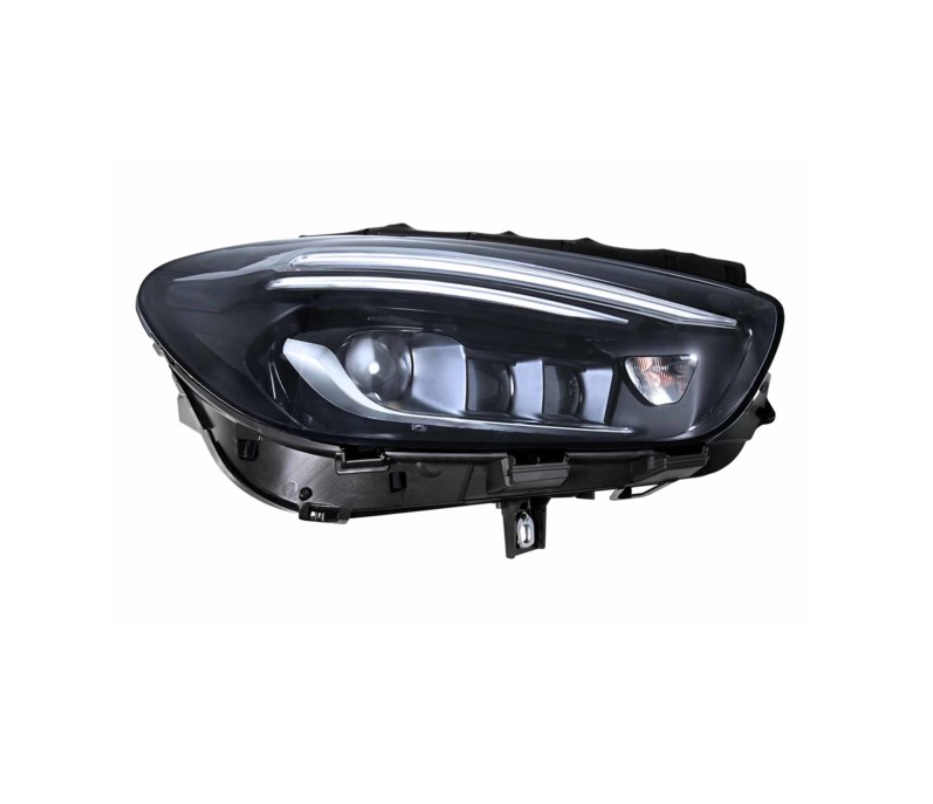 Far Mercedes Clasa B (W247), 12.2018-, montare fata, dreapta, LED; electric; fara modul LED; cu motor; LED; fara marcaj &quot;MERCEDES-BENZ&quot;; marcaj &quot;Multibeam LED&quot;, HELLA