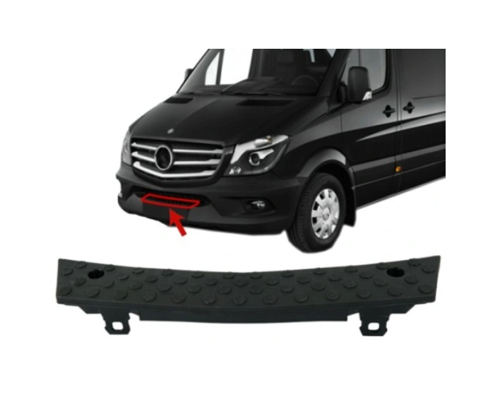 Treapta bara protectie Mercedes Sprinter 210-519, 10.2013-06.2018, montare fata, plastic, RETOV