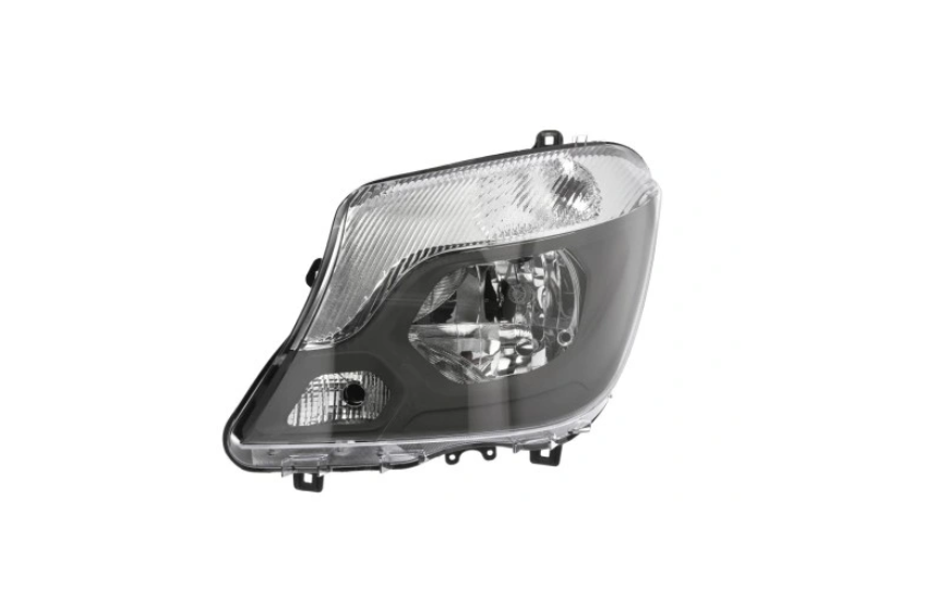 Far Mercedes Sprinter 210-519, 10.2013-06.2018, montare fata, stanga, cu lumina de zi; H7+H7+PY21W+W21W+W5W; electric; cu motor; halogen, AYFAR