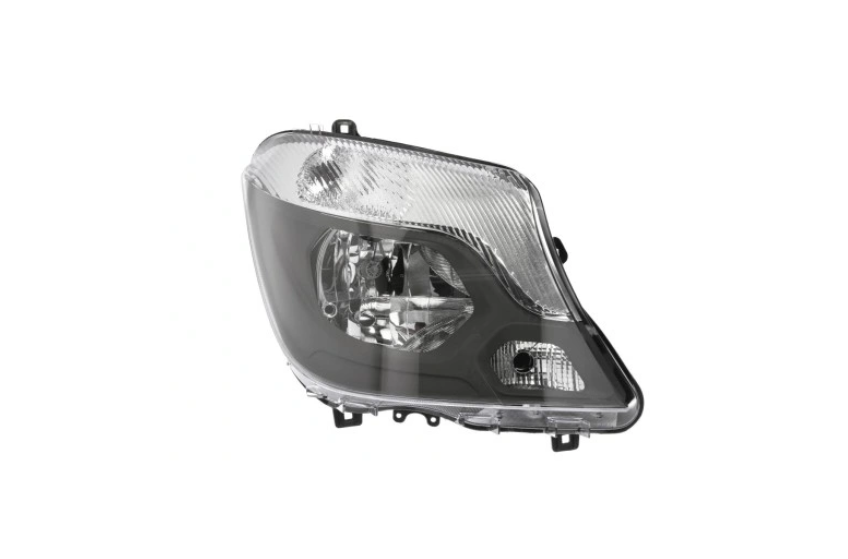 Far Mercedes Sprinter 210-519, 10.2013-06.2018, montare fata, dreapta, cu lumina de zi; H7+H7+PY21W+W21W+W5W; electric; cu motor; halogen, AYFAR