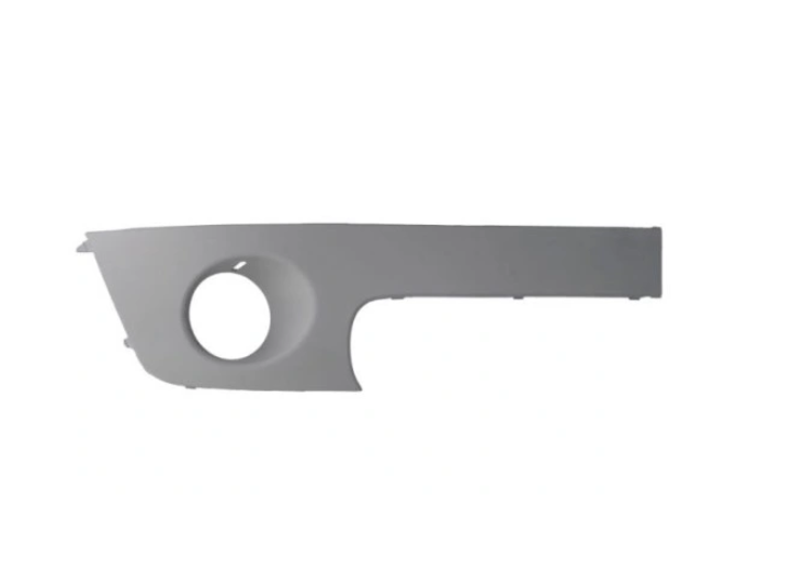 Ornament bara protectie, spoiler Mini One/Cooper/Clubman/Clubvan/Coupe/Roadster/Cabrio (R56/57/58/59), 07.2007-2010, model: Cooper, Cooper S, montare fata, dreapta, grunduit, gata de vopsit; cu gaura lampa de ceata, RapidAuto
