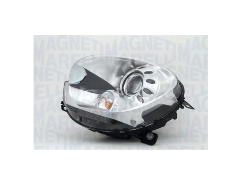 Far Mini Countryman (R60), 08.2010-04.2017; Paceman (R61), 03.2013-, montare fata, stanga, D1S; electric; rama cromata; fara ballast; fara motor; cu spalator far; xenon; cu lumina viraje, MAGNETI MARELLI
