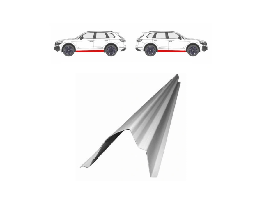 Element reparatie prag Mitsubishi Lancer (Cb0), 06.1991-07.1996, montare stanga=dreapta, galvanizat; lungime 1700 mm, RapidAuto