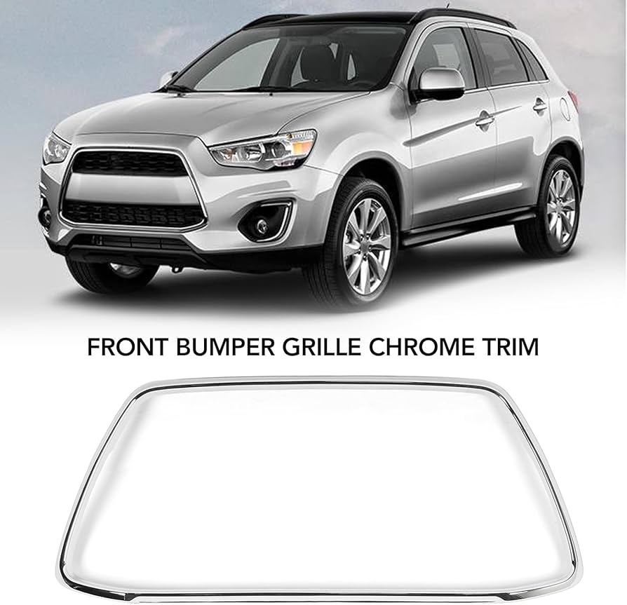 Rama grila radiator Mitsubishi Asx (Ga), 2013-2016-, montare fata, cromat, RapidAuto
