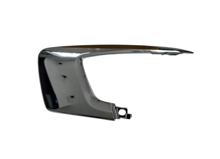Ornament bara protectie, spoiler Mitsubishi Asx (Ga), 2016-2019, montare fata, stanga, cromat; superior, RapidAuto