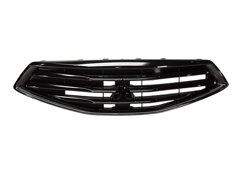 Grila radiator Mitsubishi Space Star, 2016-10.2020, montare fata, Cu ornamente cromate; negru/negru, RapidAuto