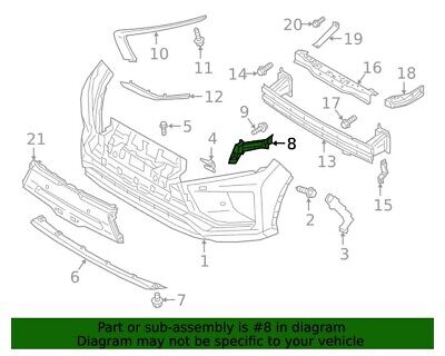 Suport bara protectie, spoiler Mitsubishi Eclipse Cross, 10.2017-, montare fata, dreapta, RapidAuto