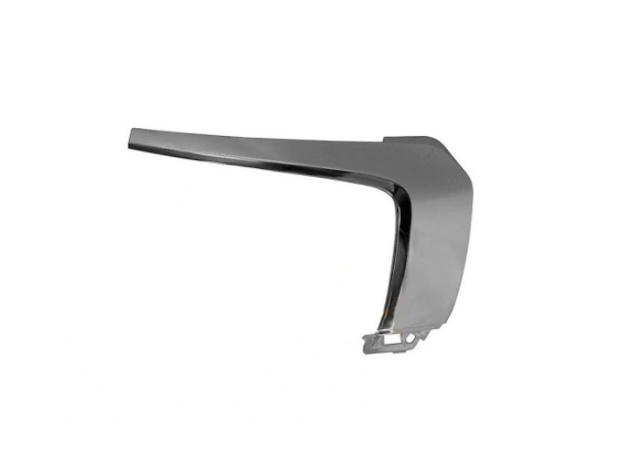 Ornament bara protectie, spoiler Mitsubishi Outlander (Gg/Gf), 05.2015-, montare fata, dreapta, cromat; superior, RapidAuto